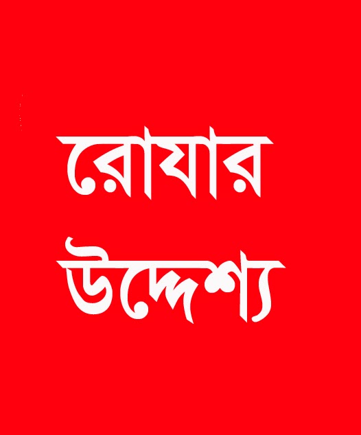 ইসলামের ৩য় স্তম্ভ রোযা- ছাওম- সংযম- বিরতথাকা